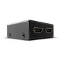 Lindy 2 prievadų HDMI 18G dvikryptis jungiklis, HDMI, Metalas, Juoda, 60 Hz, 18 Gbit/s, 3840 x 2160 pikselių