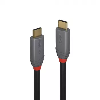 Lindy 1,5 m USB 3.2 Type C į C laidas, 20 Gbps, 5 A, PD, Anthra Line