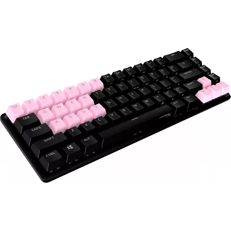 HyperX Rubber Keycaps Gaming Accessory Kit rausvos spalvos US išdėstymas, skirtas HyperX ir Cherry MX tipo jungikliams
