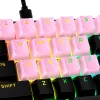HyperX Rubber Keycaps Gaming Accessory Kit rausvos spalvos US išdėstymas, skirtas HyperX ir Cherry MX tipo jungikliams