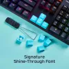 HyperX Rubber Keycaps Gaming Accessory Kit rausvos spalvos US išdėstymas, skirtas HyperX ir Cherry MX tipo jungikliams