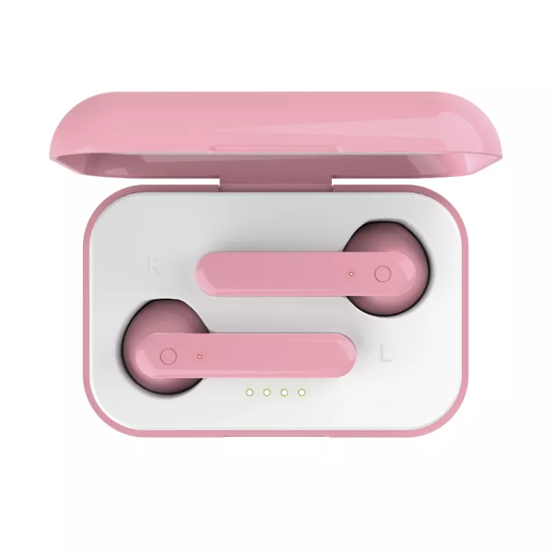 Trust Primo Headset belaidės ausinės True Wireless Stereo (TWS) į ausį, skambučiai/muzika Bluetooth, rožinės spalvos