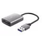 Trust Dalyx SD ir microSD kortelių skaitytuvas USB 3.2 Gen 1, aliuminis