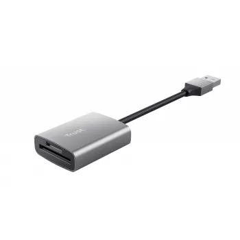 Trust Dalyx SD ir microSD kortelių skaitytuvas USB 3.2 Gen 1, aliuminis