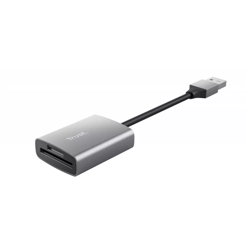 Trust Dalyx SD ir microSD kortelių skaitytuvas USB 3.2 Gen 1, aliuminis