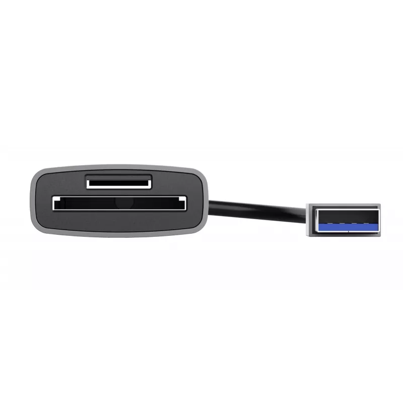 Trust Dalyx SD ir microSD kortelių skaitytuvas USB 3.2 Gen 1, aliuminis