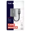 Trust Dalyx SD ir microSD kortelių skaitytuvas USB 3.2 Gen 1, aliuminis