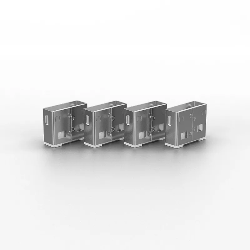 Lindy USB prievadų blokatorius, 4 vnt., baltos spalvos