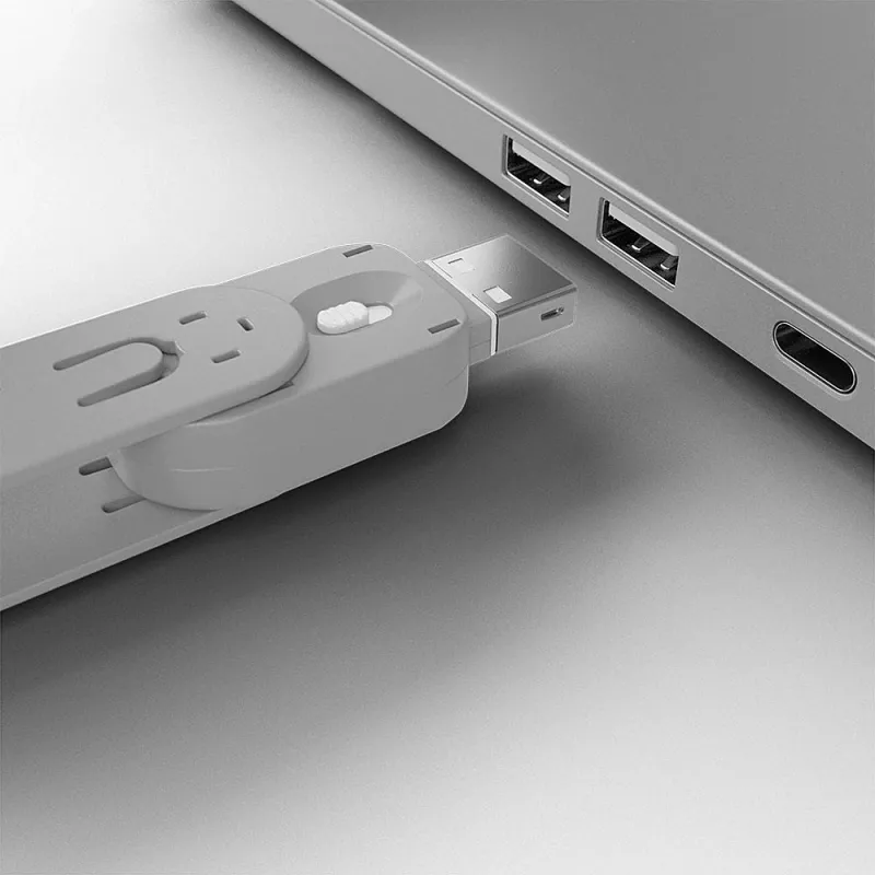 Lindy USB prievadų blokatorius, 4 vnt., baltos spalvos