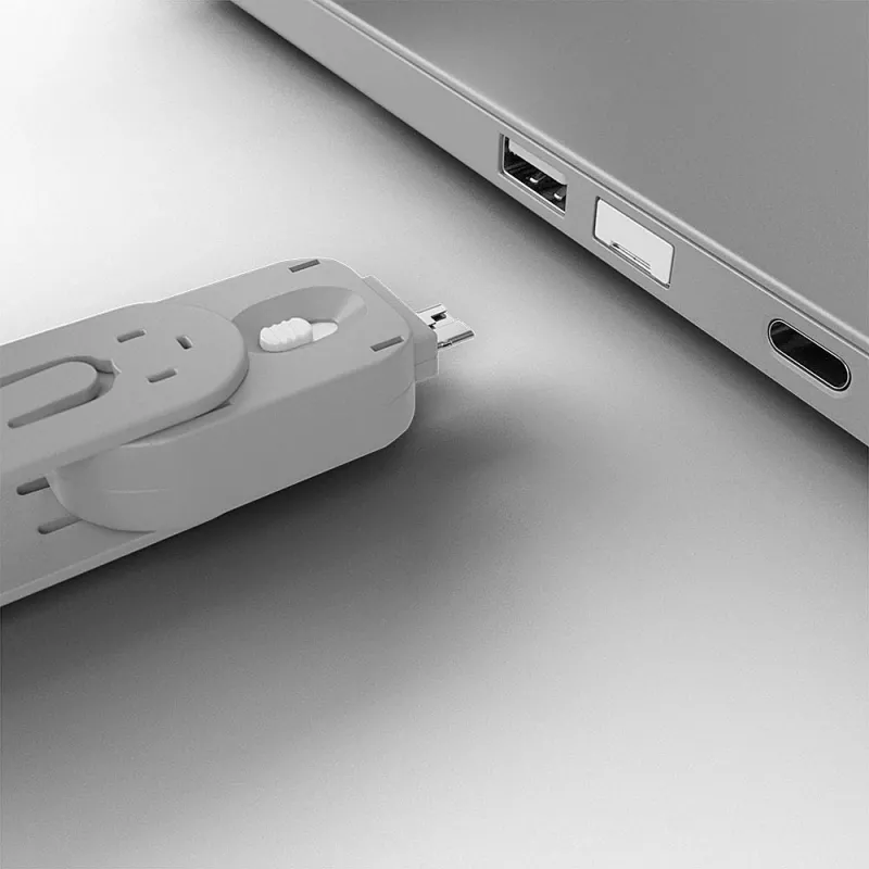Lindy USB prievadų blokatorius, 4 vnt., baltos spalvos