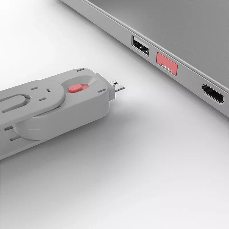 USB prievadų blokatorius Lindy USB Port Blocker, 4 vienetų rinkinys, spalvų kodas Rožinė