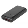 Nešiojamas maitinimo blokas Rivacase VA2102 Ličio polimeras 20000 mAh, Quick Charge 3.0, 2×USB-A + 1×USB-C, 22,5 W, juodas
