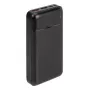 Nešiojamas maitinimo blokas Rivacase VA2102 Ličio polimeras 20000 mAh, Quick Charge 3.0, 2×USB-A + 1×USB-C, 22,5 W, juodas