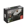 Resto Kitchenware Mon 2.6 L apvalus puodas su 4 sluoksnių PFLUON nelipnia danga