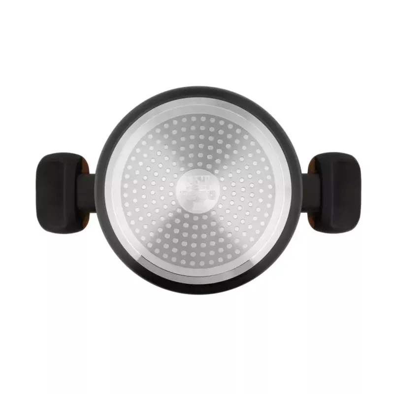 Resto Kitchenware Mon 2.6 L apvalus puodas su 4 sluoksnių PFLUON nelipnia danga