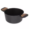 Resto Kitchenware Mon 2.6 L apvalus puodas su 4 sluoksnių PFLUON nelipnia danga