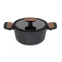 Resto Kitchenware Mon 2.6 L apvalus puodas su 4 sluoksnių PFLUON nelipnia danga
