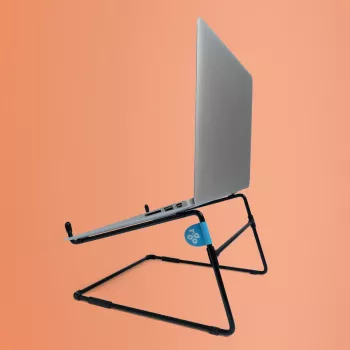 R-Go Tools stovas nešiojamam kompiuteriui R-Go Steel Office, tinka 10-22 colių, juodas