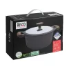 Resto Kitchenware Ran 2.4 L apvalus juodas medinis