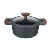 Resto Kitchenware Ran 2.4 L apvalus juodas medinis
