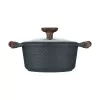 Resto Kitchenware Ran 2.4 L apvalus juodas medinis