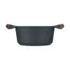 Resto Kitchenware Ran 2.4 L apvalus juodas medinis