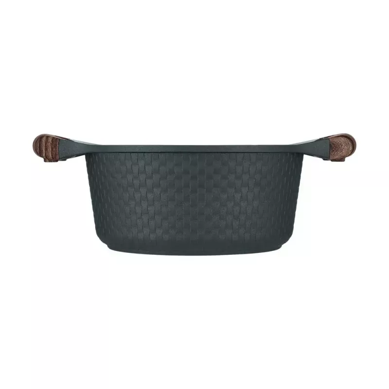 Resto Kitchenware Ran 2.4 L apvalus juodas medinis