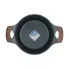 Resto Kitchenware Ran 2.4 L apvalus juodas medinis