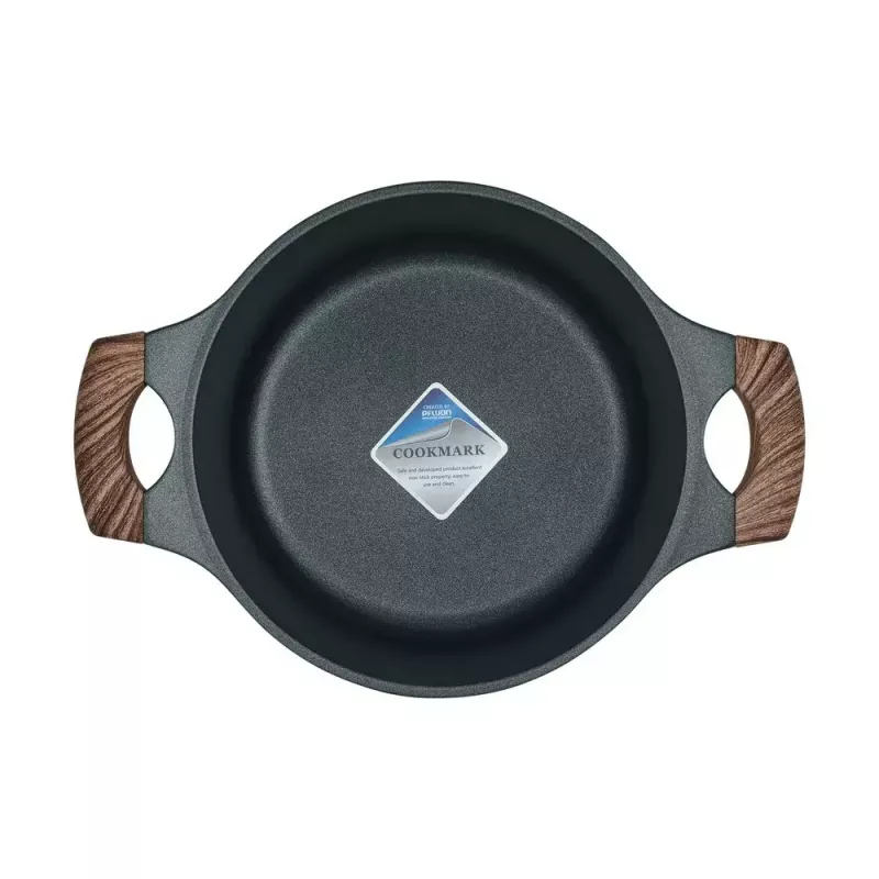 Resto Kitchenware Ran 2.4 L apvalus juodas medinis