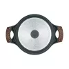 Resto Kitchenware Ran 2.4 L apvalus juodas medinis