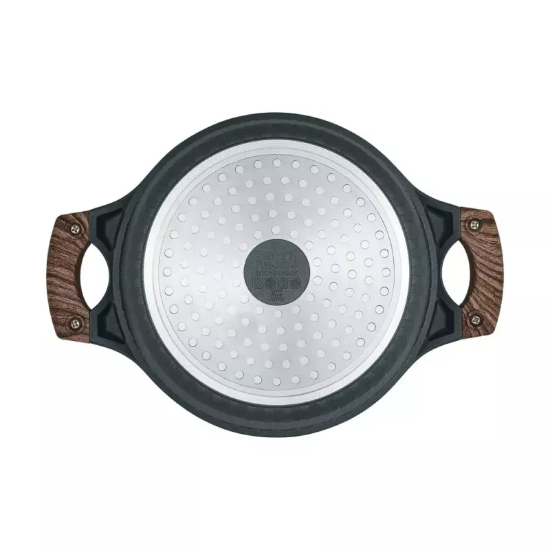 Resto Kitchenware Ran 2.4 L apvalus juodas medinis