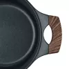 Resto Kitchenware Ran 2.4 L apvalus juodas medinis