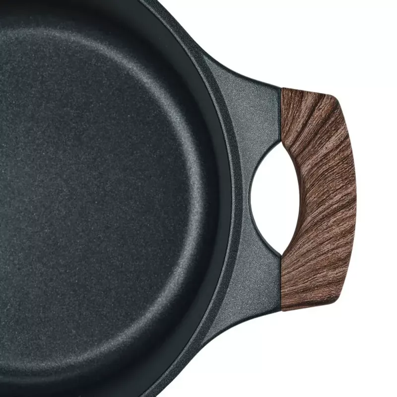 Resto Kitchenware Ran 2.4 L apvalus juodas medinis
