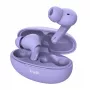 Trust Yavi 25297 Bluetooth ausinės-kištukai su ENC, violetinės
