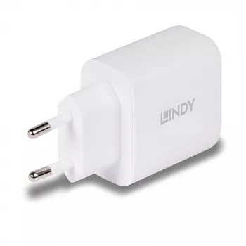 Lindy 73428 mobiliojo įrenginio įkroviklis universalus Baltas AC Greitas įkrovimas Vidaus patalpoms