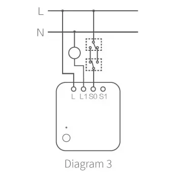 Aqara Smart Home vieno jungiklio modulis T1, be nulinio laido (SSM-U02)