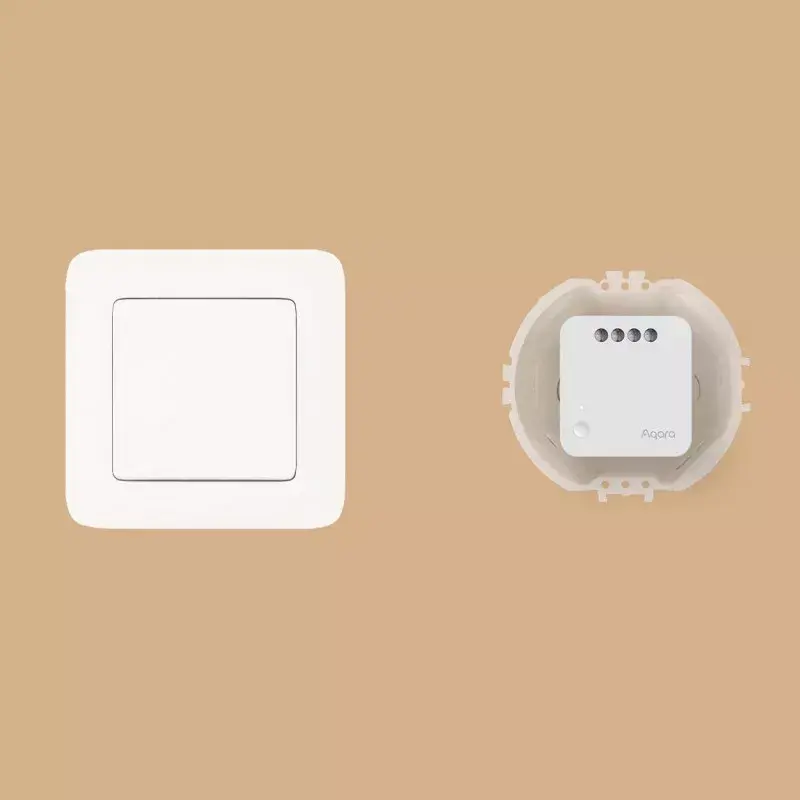 Aqara Smart Home vieno jungiklio modulis T1, be nulinio laido (SSM-U02)