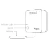 Aqara Smart Home vieno jungiklio modulis T1, be nulinio laido (SSM-U02)