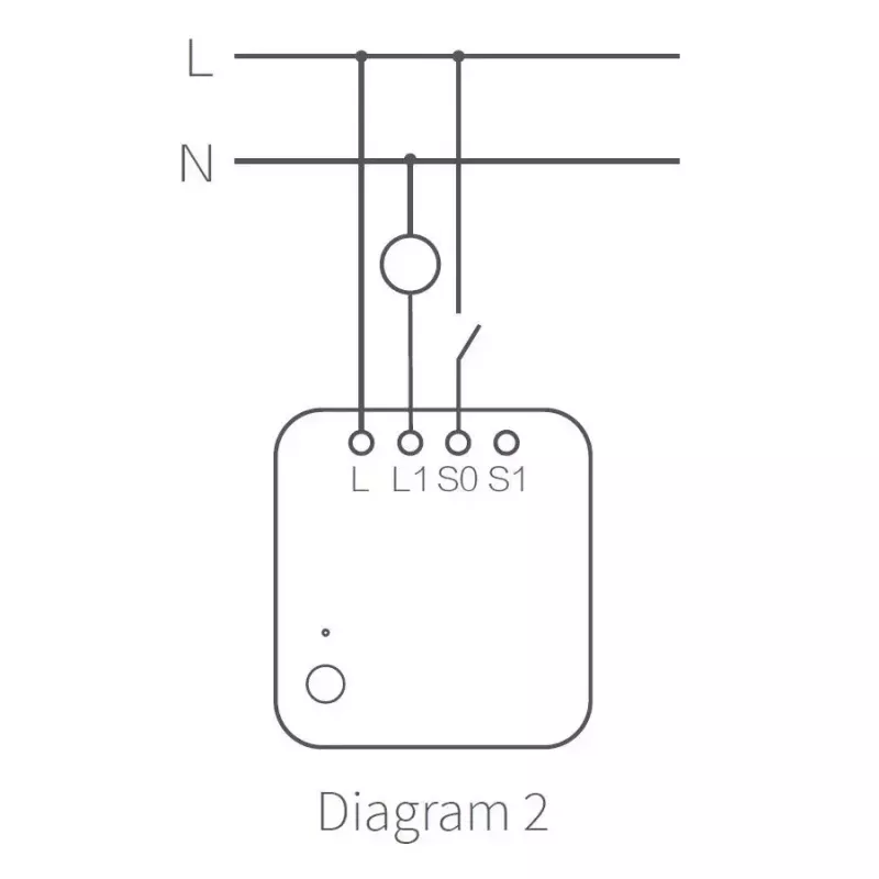 Aqara Smart Home vieno jungiklio modulis T1, be nulinio laido (SSM-U02)