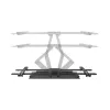 Sieninis TV laikiklis Gembird WM-80ST-02 – fiksuotas/pakreipiamas, 37–80 colių, VESA iki 600x400, 60 kg, juodas