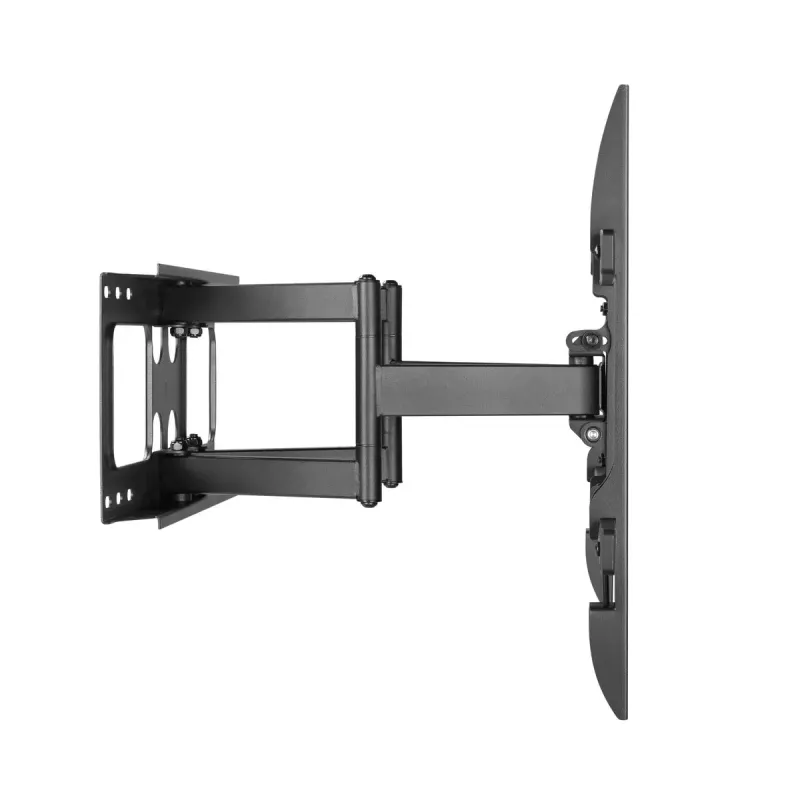 Sieninis TV laikiklis Gembird WM-80ST-02 – fiksuotas/pakreipiamas, 37–80 colių, VESA iki 600x400, 60 kg, juodas