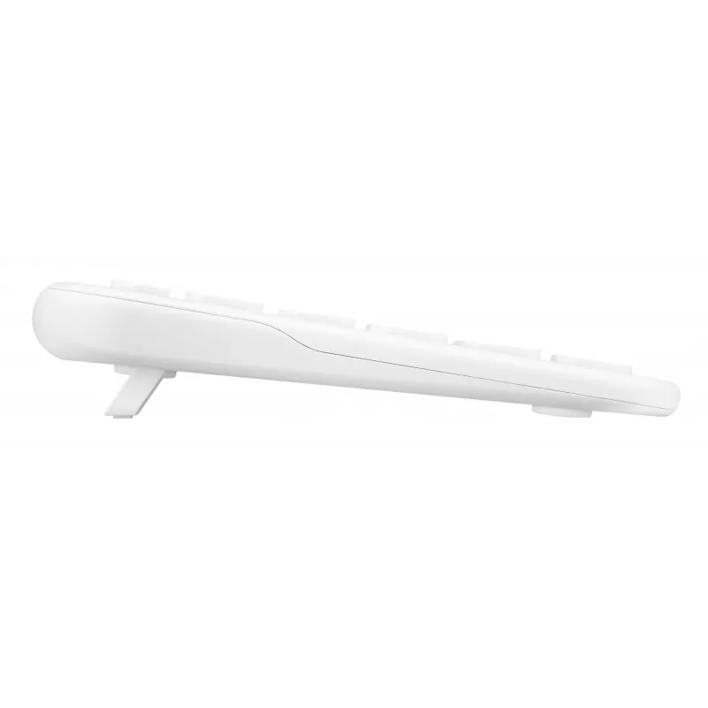 ASUS Marshmallow KW100 belaidė klaviatūra su Bluetooth, žaižaruojanti balta