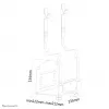Neomounts CPU-W100BLACK laikiklis CPU - maks. 10 kg - universalus