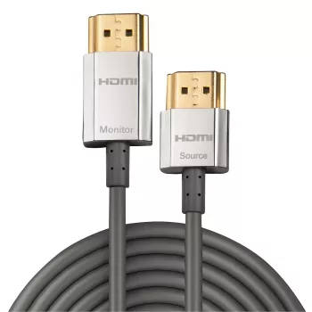 Lindy 3 m CROMO Slim greitasis HDMI laidas su Ethernet