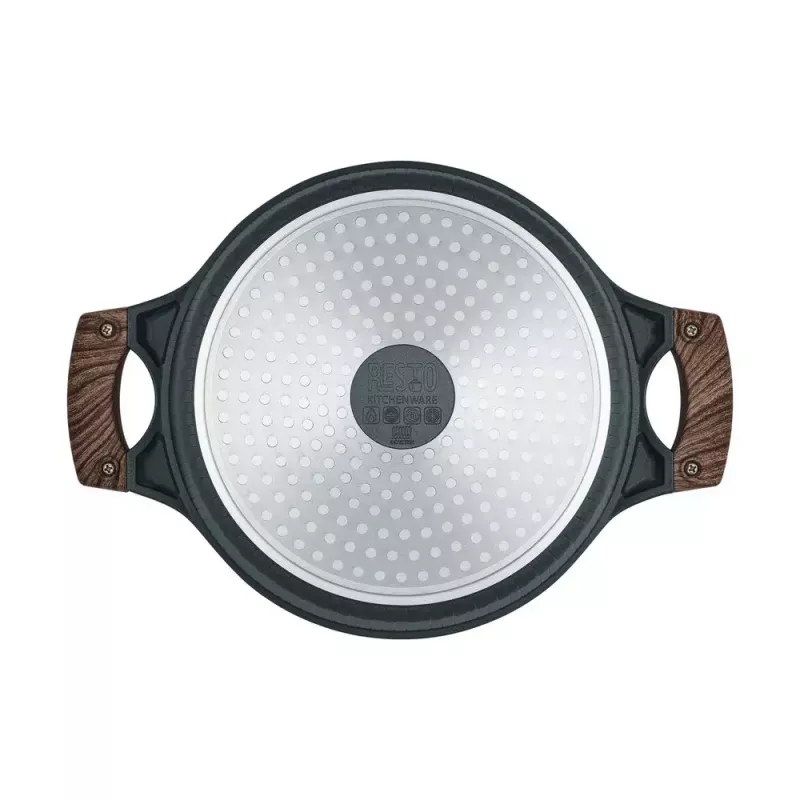 Resto Kitchenware Ran 4,2 l apvali kaštrolė, smėlio spalvos, mediena