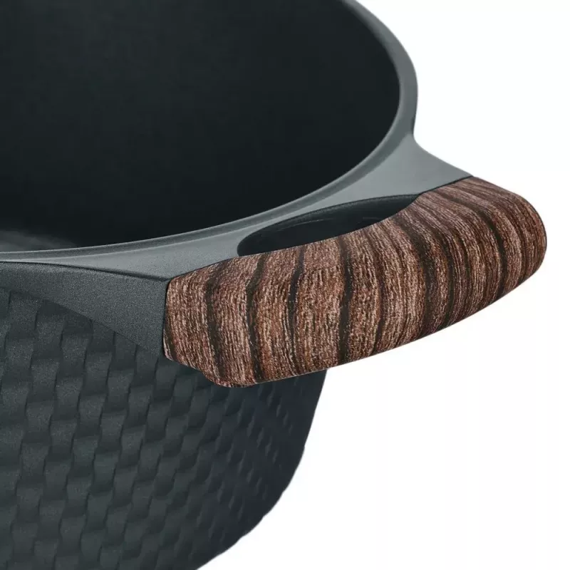 Resto Kitchenware Ran 4,2 l apvali kaštrolė, smėlio spalvos, mediena