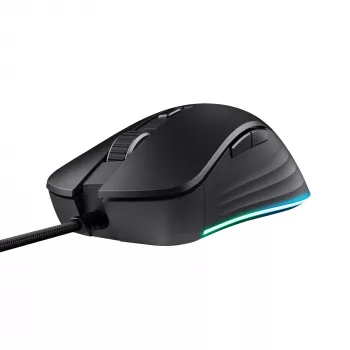 Pelė Trust GXT924 YBAR+ žaidimams Dešiniajai rankai USB Type-A Optinė 25600 DPI