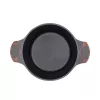 Resto Kitchenware Capella 4,6 L apvalus juodas medinis puodas