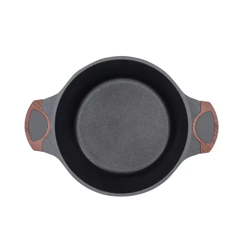 Resto Kitchenware Capella 4,6 L apvalus juodas medinis puodas