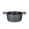 Resto Kitchenware Capella 4,6 L apvalus juodas medinis puodas